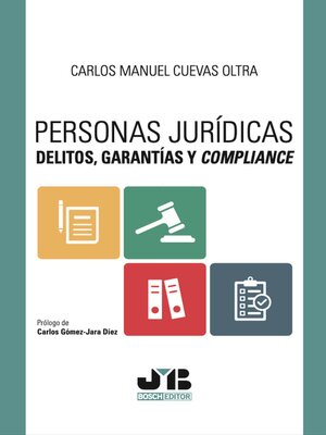 cover image of Personas jurídicas. Delitos, garantías y compliance
